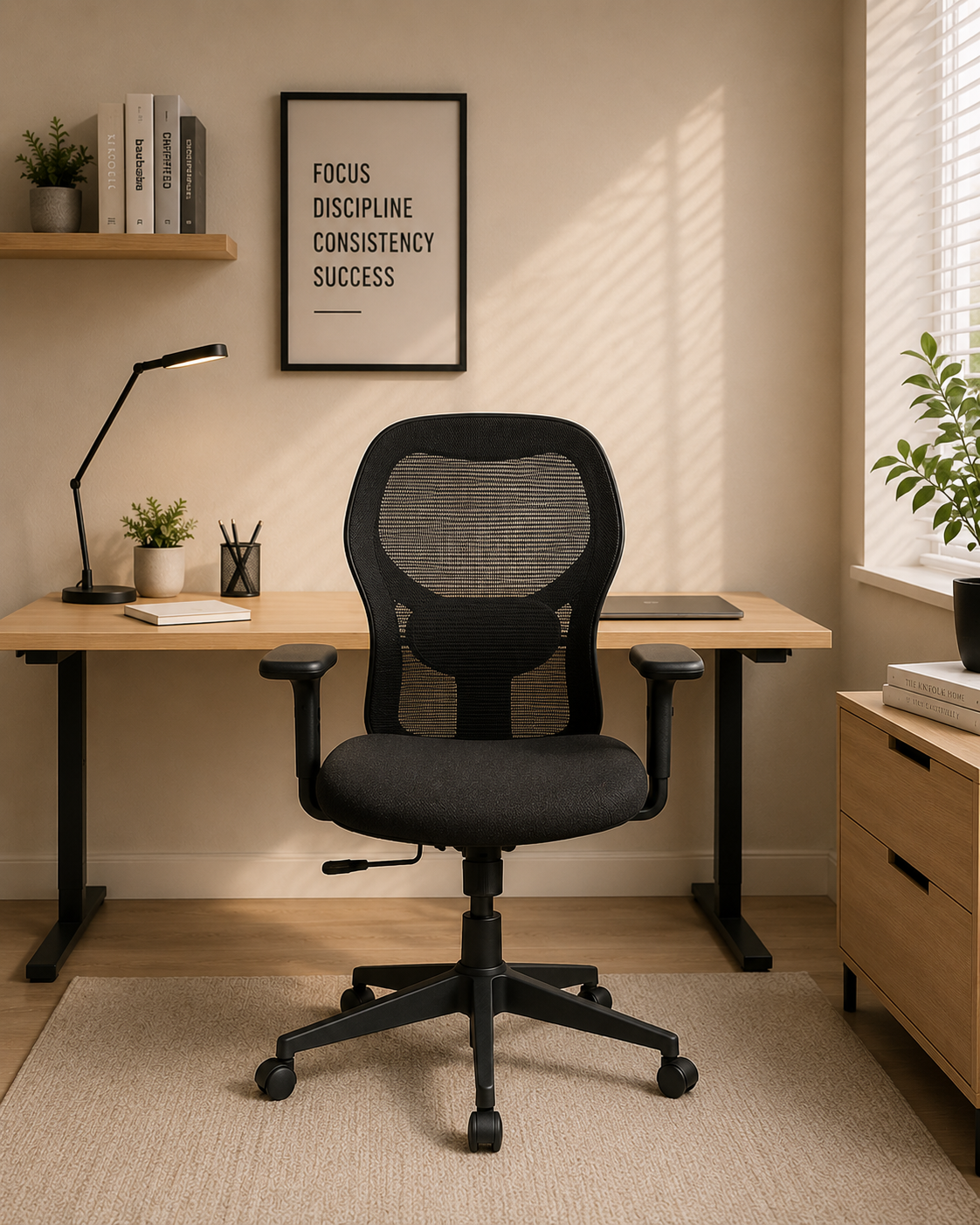 AB Designs Marvel Medium Back Ergonomic Office Chair